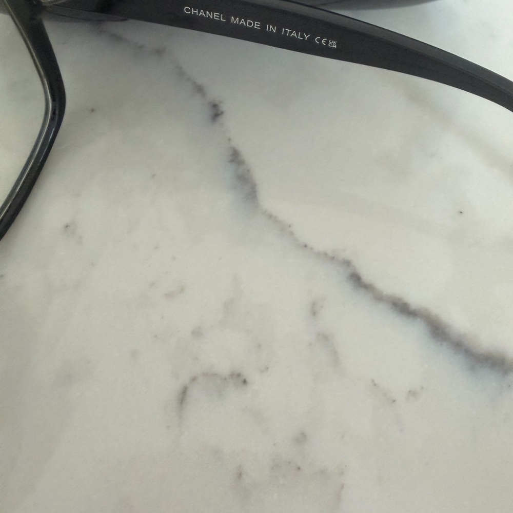 CHANEL Black Rectangular Optical Glasses - image 6